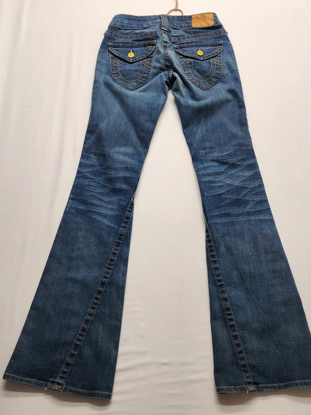 ⭐️True Religion Joey Twisted Flare Leg Jeans - Y2K - Dark Wash - Picture 11 of 11